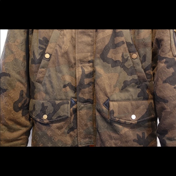 (NWT) Louis Vuitton/Supreme Denim N-3B Parka - Picture 5 of 8